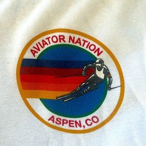 Aviator Nation White Aspen Sweatpants - image 1